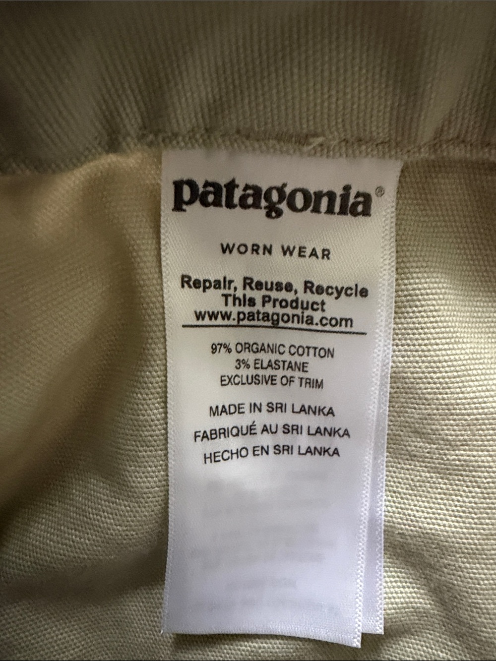 Patagonia Classic Women's High-Rise Khaki Shorts - Picture 3 of 4
